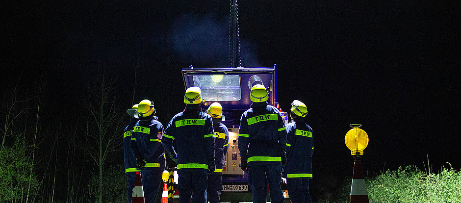 Wir bringen auch in der Nacht Licht ins Dunkeln